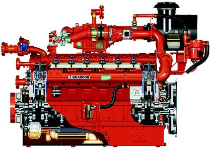Guascor 1510098 Junta Tampa carter óleo para grupo gerador movido a gás natural, modelos SFGDL360 e SFGM560, código NCM 85016400, produto importado