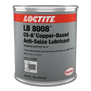 Henkel 328181 C5-A Graxa Lubrificante (Anti-Seize), LB 8008, a base de cobre, para aplicação industrial, temperatura de trabalho de até 870ºC, lata com 453,97g, nenhum (sem grau), cor cobre, produto importado, ficha tecnica catalogo data sheet