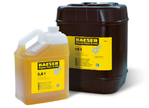 Kaeser 831057.0001 Óleo Lubrificante Sintético para Compressores Industriais, disponivel em embalagem 1,0L (auarto) de 3,8L (1 galão) e balde de 19 litros (5 galões), produto importado, ficha tecnica catalogo datasheet