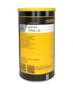 Kleuber Isoflex Topas L-32 Graxa Lubrificante, uso especial em baixa temperaturas, para peças sistemas pneumáticos, embalagem de 1Kg, cor branca, produto importado rf1