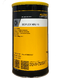 Kluber Isoflex NBU 15 Graxa Lubrificante a base óleos minerais, DIN 51825, para mancais rolamento elevada carga, pressão de trabalho 7psi, temperatura de trabalho de -30 a 130ºC, lata com 1,0Kg, cor marrom amarelado, produto importado