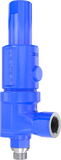 Leser 4594.2582, válvula de segurança, tipo 459, balanceada, ISO 4126-1 standard, flange entrada/saída 1X1" polegada DN, Hastelloy HC4, B16.5 FJA x FR classe 2500x600, corpo alloy UNS N06455, castelo aparafusado, área do orifício 0.100pol², produto importado, ficha tecnica catalogo datasheet