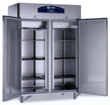 Mareno NFS-140 N Freezer Vertical, -14/-24C, capacidade 1400 litros, dimensões 1400x810x2050 mm, gabinete em aço inoxidável AISI 304, com prateleiras, descontinuado (obsoleto) substituido pelo novo modelo AFB140F e AFS140F, código NCM 841810, produto importado