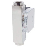 Meister DWM/A-18 Chave de Fluxo, indicador e monitor de vazão, conexão ao processo 1/2" polegada, rosca ASME B1.20.1 NPT, classe 150, micro herméticamente selado, corpo do sensor em latão, ação da chave SPST abre com queda de fluxo, código NCM 848130, produto importado, ficha técnica catalogo