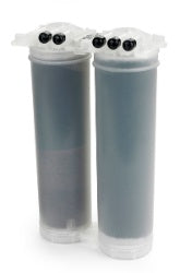 Millipore QTUM0TEX1 Cartucho Princípio de Filtração por Carvão Ativado, princípio de filtração por resina mista troca iônica, para sistema Milli-Q, em polietileno alta densidade, em polipropileno, produto importado