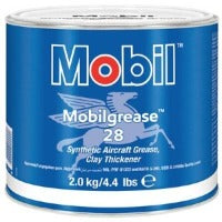 Graxa Sintetica Mobil Grease 28 Antidesgaste, de base de Polialfaolefina (PAO), com espessante de organo argila (não saponáceo), consistencia NLG1, resistente a lavagem com água, LTB245E11 245KV, MIL-PRF-81322G, DOD-G-24508A, produto importado, ficha tecnica catalogo datasheet