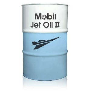 Mobil Jet Oil II Óleo Lubrificante Sintético, de alta performance, excelente estabilidade térmica e oxidativa, para uso em turbinas, disponível em tambor com 208,2L (litros), produto importado, ficha tecnica catalogo datasheet, ficha de segurança (MSDS)