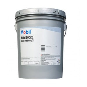 Mobil SHC632 Óleo Lubrificante Sintético, balde 18.9L (U.S. 5 galões), ISO VG 320, de alta performance para uso em transmissões, engrenagens e rolamentos, produto importado, ficha técnica catalogo datasheet