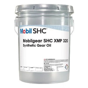 Mobiloil SHC XMP 320 Óleo Lubrificante Sintético, para redutores industriais, balde de 20 litros (5 galões), produto importado