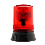 Moflash R400-05 Sinalizador de Advertência, montagem fixa, tipo rotativo, Beacon, corpo em ABS, globo de policarbonato, vermelho, lâmpada E14 x 60W, 230Vca, 0.29A, código KM 6669x, produto importado, descontinuado/obsoleto substituto atual LED-R400, ficha tecnica catalogo datasheet