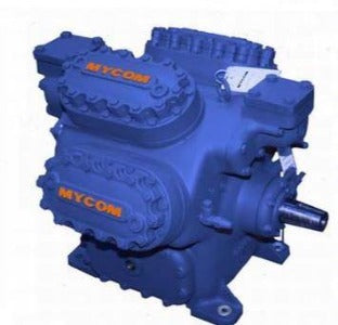 Mycom F8K Compressor Reciprocante, reposição exata para 891240 e outros modelos Mayekawa, novo original, produto importado, ficha técnica catálogo data sheet