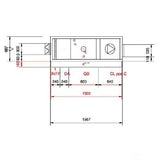 Novenco ZLH-010-23KW Condicionador de Ar Fan Coil (AHU), condensação a água, capacidade de 80000 BTU/h, tensão 440V, 60Hz, código NCM 841590, descontinuado (obsoleto) substituido pelo modelo atual Climaster ZCR-9/6, produto importado, nova ficha técnica catalogo datasheet