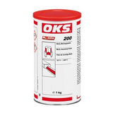 OKS 200 Graxa Lubrificante a base Grafite, MIL-T-5544, embalagem de 1, 5 e 25 kg, sem grau, cinza, equivalente a Henkel Anti-Seize GP-460, 235016 e Molytemp, produto importado, datasheet