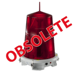 Orga L303EX-R-H20-055 Lanterna Marinha à Prova de Explosão, projetada para fornecer luz vermelha omni-direcional por 3 milhas nauticas, obsoleta ﻿substituída pela L303EX-C-H20-055, data sheet catalog