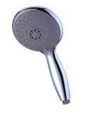 Daelim PF075C Ducha de Mão, chuveiro multifuncional com 5 funções de jato, acabamento cromado polido, c/ mangueira flexível, produto importado