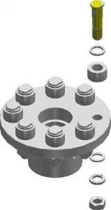 Deno Compressors 8705B Parafuso do Acoplamento, L4-150, SET 8705, coupling bolt, SET 8705, produto importado, NCM 731815, Desenho Tecnico Catalogo Datasheet