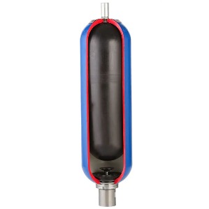 Parker 5405K-DC-691 conjunto bexiga para acumulador hidráulico, capacidade 54L, borracha nitrílica, 900 L/min, peso 440 kg, 1932 x 267 mm, produto importado