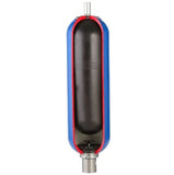 Parker 5405K-DC-691 conjunto bexiga para acumulador hidráulico, capacidade 54L, borracha nitrílica, 900 L/min, peso 440 kg, 1932 x 267 mm, produto importado