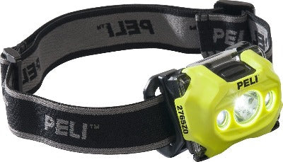 Pelican 2765 Z0 Lanterna para Capacete, lampada de LED, 4.5V, categoria ATEX Zona 0, leve e compacta, utiliza 3 pilhas tipo AAA, lente em policarbonato, código NCM 85131000, substitui o antigo modelo 2620, produto importado, ficha tecnica catalogo datasheet