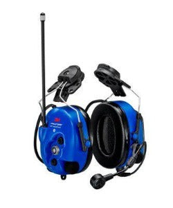 3M Peltor MT73H7P3E4D10NA-50 Headset LiteCom PRO III, substituto do modelo antigo MT7H79P3E-50, Hard Hat Mount Earmuff Radio Receiver, com microfone Boom, Ex, Blue Line, substitui o antigo modelo MT7H79P3E-FM-50, produto importado, catalogo data sheet