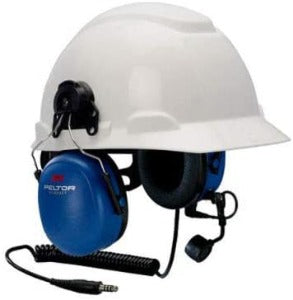 3M Peltor MT7H79P3E-FM-50 Comunicador Abafador, para uso em capacete (hardhat), redução de ruído (NRR) 21 dB, FM approved, conexão tipo TP120, substituto do modelo HB004174122, compatível com rádios Motorola e Kenwood, código NCM 85182900, produto importado