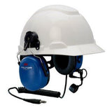 3M Peltor MT7H79P3E-FM-50 Fones de Ouvido para Capacete (Headset), cor azul/preto, 32dB, CE Approved, Hard Hat Mount Earmuff Radio Receiver com microfone Boom, Ex, Blue Line, descontinuado substituido pelo novo modelo MT73H7P3E4D10NA-50, código NCM 851810, produto importado, catalogo data sheet