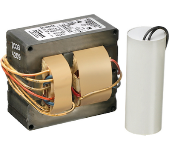 Reator Magnético 71A8493-500D para lampada fluorescente, HID, corpo e bobina, 120-208-240-277V, 400W, 60Hz, ANSI S51-M169, 913700505871, código NCM 850410, produto importado