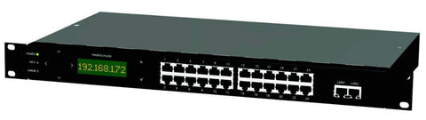Phontech 4000100304 Módulo para Sistema de Intercomunicação Jotron ICS P-6200R, unidade básica, máximo de 24 linhas, 48 conexões VoIP, dupla voltagem (AC/DC), placas de linha não inclusas (extra), produto importado