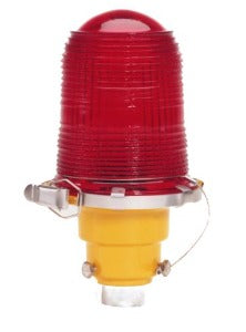 Point Lighting POL-20000-R-116A2-10B Sinalizador de Obstaculo incandescente, 220V, vermelha, série PointSpec, para montagem em torre (equivalente ao 981.205 ES4R), produto importado, Sunlux labramo