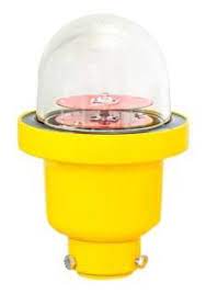 Point Lighting POL-22001-1F-R-10B-S Sinalizador de Obstaculo LED, 220V, vermelha, série PointSpec, para montagem em torre (equivalente ao 981.205 ES4R), produto importado, Sunlux labramo