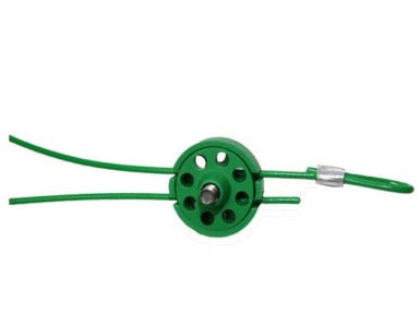 Pro-Lock PR-01DX Lacre de Segurança, Double Hex com cabo de  1.5m (59" polegadas), disponivel nas cores verde, vermelho e amarelo, produto importado