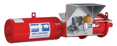 Procontrol DVG SPS-C-10-385-CA-CL Atuador Pneumatico, corpo em aço carbono, weatherproof, mecanismo tipo scotch yoke, rotação 4x90°, cartucho de mola em aço carbono, indicador mecânico de posição em AISI 316S , ASME VIII div.1 and EN 13445, produto importado