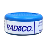 Radeco CP-100 Filtro Carvão Ativado, diâmetro externo 57,40mm ± 0,25mm (2.26" ± 0.01"), altura 25,91mm ± 0,25mm (1.02" ± 0.01"), 0750-64, carcaça e tela de plástico, para uso em amostrador de ar, produto importado, ficha tecnica catalogo datasheet