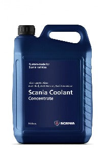 Scania 1894323 Fluido para Radiador, a base de etandiol/etilenoglicol, norma de especificação ASTM D-4985, frasco com 5L (litros), produto importado, ficha tecnica catalogo datasheet