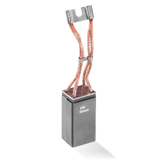 Schunk HG6634 escova de carbono monobloco, terminal forquilha, disponível em 32x32x50, 25x32x50 mm, GS01V 2280045, DE 46980/00, 295-RE-5600-4-70-011, importado, datasheet