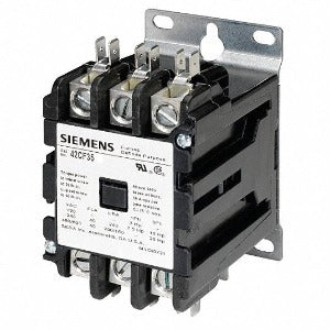 Siemens 42CF35AJ Contator Principal, 40A amperes, tensão da bobina 24V, corrente contínua (CC), 50/60Hz, contato NA, isolação 600V, para ar condicionado, produto importado, ficha tecnica catalogo datasheet