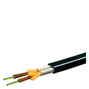 Siemens A1A082263 Cabo Fibra Otica montado, rolo com 10 metros de comprimento, tipo multimodo, 2 fibras, HFBR-4516, A7B91500505246, 102631726, descontinuado substituto 6XV1820-5BN10, produto importado, catalogo data sheet