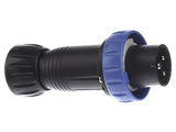 Stahl 8570/12-306 Plugue Eletrico Industrial, 3 pólos (2P+T), 6h, 200-250Vca, corrente nominal 16A, poliamida, IP66, IEC 60529, Ex de, grupo IIC, classe temperatura T6, produto importado