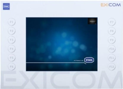 Stahl MT-416-A-TX-R2-TFT-16GB-PES Interface Homem Maquina IHM, entrada toque de tela, alimentação de entrada 24 Vcc, 1x Ethernet, portas de comunicação 1x serial RS-232, tipo display 10.4" TFT LCD, armazenamento 64 GB SSD, Ex mb [ia] NBR IEC 60079-0, Grupo IIC, classe de temperatura T4, produto importado 
