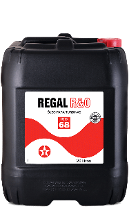 Texaco Regal RO68 Óleo Lubrificante para Turbinas, tambor 200 litros, densidade máxima 0,885, aditivos antiespumante e anticorrosivo, ponto de fulgor 220°C, fluidez -6°C, L3,0, índice de acidez 0,15mg, SSU 011619-0, alta resistência a corrosão, degradação por oxidação, ferrugem e formação de espuma, rápida demulsibilidade,  NCM 27102000, ficha técnica