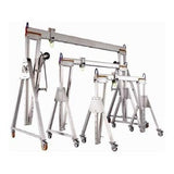 Toho Modelo S, Guindaste de Pórtico Móvel em Aluminio, leve e de montagem rápida, capacidade de carga de até 2000 Kg e altura de elevação/içamento de 2355 mm, código NCM 842620, produto importado