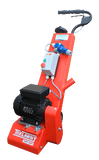 Trelawny TFP200 Deck Scaler, acionamento por motor elétrico, 240V, produtividade  (30 m2/hora (322 sq ft/h), área de corte 200 mm (8" polegadas), disponível também em 110V, gasolina ou pneumático, produto importado, ficha tecnica catalogo datasheet