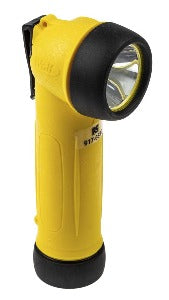 Wolf TR-24B Lanterna Manual ATEX, IECEx, corpo em material termoplastico, cor amarelo, distancia focal de 5M (milhas náuticas), fluxo luminoso de 230L, com alça, bateria, zonas 1 e 2 Grupos IIA, IIB, NCM 85131000, produto importado, ficha tecnica catalogo data sheet