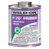 IPS Weld-On P-70 Primer Industrial PVC e CPVC, roxo (purple), embalagem de 473ml (pint) e 946 ml (quart) 13994, para tubulações de produtos químicos, ácidos, aprovado para uso em sistemas de tubulação Corzan, código NCM 350691, produto importado, ficha técnica catalogo datsheet