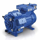 Compressor semi hermético Bock HGX34P/215-4 S, 9700W, 220-240V, 380-420V, 440/480V, 3 phase, 50/60Hz, gas refrigerante R410A, catálogo datasheet