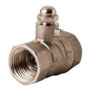 AR-21.13 Válvula de Acionamento para Lava-Olhos, em latão cromado, conexão de entrada 1/2" BSP, para chuveiro lava-olhos portátil, produto importado