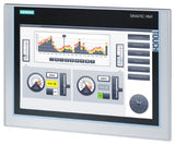 Siemens 6AV2124-0MC01-0AX0 IHM Interface Homem Maquina, Simatic, entrada por toque de tela, display 12" polegadas color TFT, 24Vcc, portas de comunicação serial RS-422/485 e 2x USB 2.0, para montagem em painel, proteção IP20, NBR IEC 60529, produto importado, catalogo data sheet