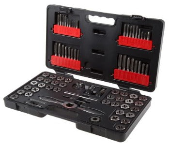Gear Wrench 612-2724 Jogo de Machos (3887), composto de 75 peças, aço carbono para abrir roscas, Thread Tap & Die Set, código NCM 820750, produto importado, ficha técnica catálogo