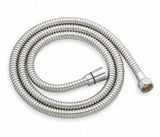 Trident 6PE13 Mangueira Chuveiro, corpo em aço inoxidável, policloreto vinila, acabamento cromado, conexão fêmea roscada, diametro 1/2",  comprimento 59" polegadas, produto importado