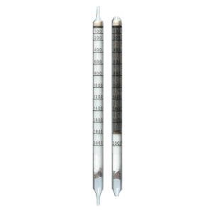 Draeger CH29101 Ampola H2S 10-2000 ppm, Hydrogen Sulfide 1/c, produto importado, desvio ±5 a 10 %, mudança de cor de branco para marrom, temperatura 0 a 40°C, umidade absoluta 3 a 40 mg H2O/L, prinícipio de reação H2S+Pb2+  PbS+2H+, ficha tecnica catalogo data sheet